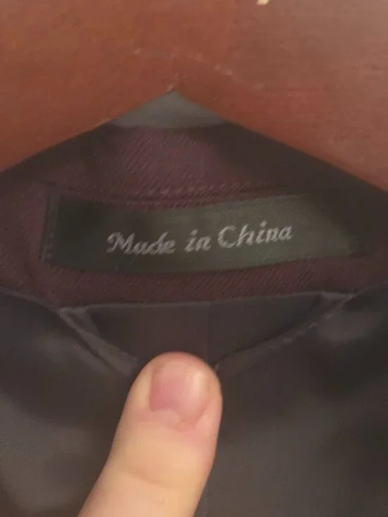 Calvin Klein Burgundy Slim Fit Stretch Blazer Men’s Jacket – New With Tags - Picture 4 of 8